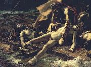 Theodore Gericault Detail from The Raft of the Medusa Spain oil painting artist